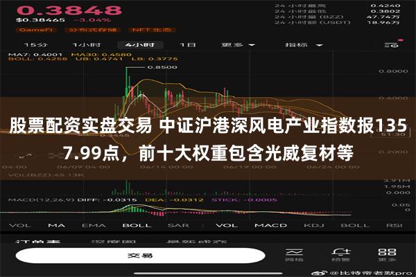 股票配资实盘交易 中证沪港深风电产业指数报1357.99点，前十大权重包含光威复材等