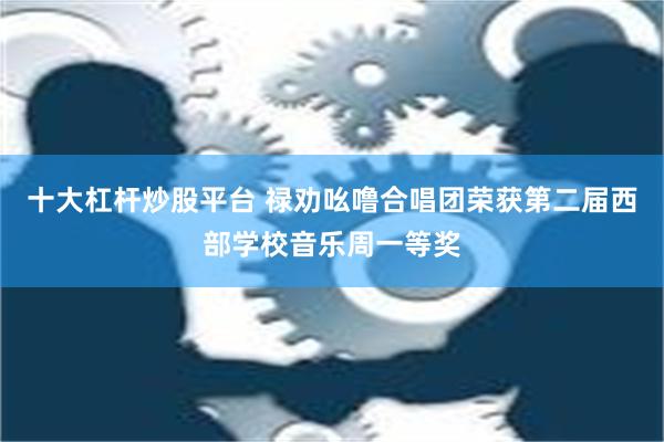 十大杠杆炒股平台 禄劝吆噜合唱团荣获第二届西部学校音乐周一等奖