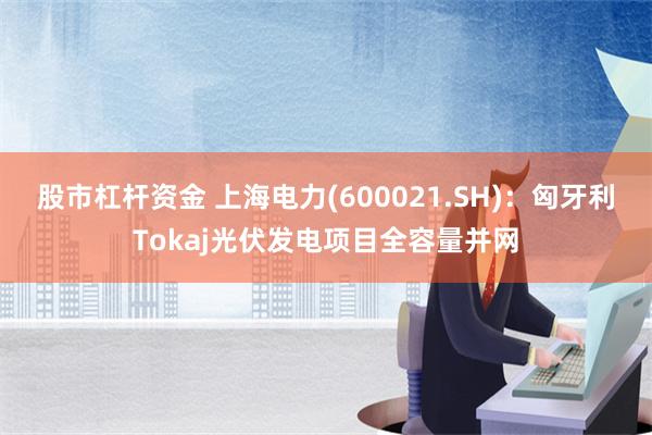 股市杠杆资金 上海电力(600021.SH)：匈牙利Tokaj光伏发电项目全容量并网