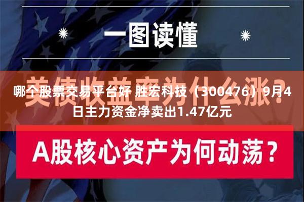 哪个股票交易平台好 胜宏科技（300476）9月4日主力资金净卖出1.47亿元